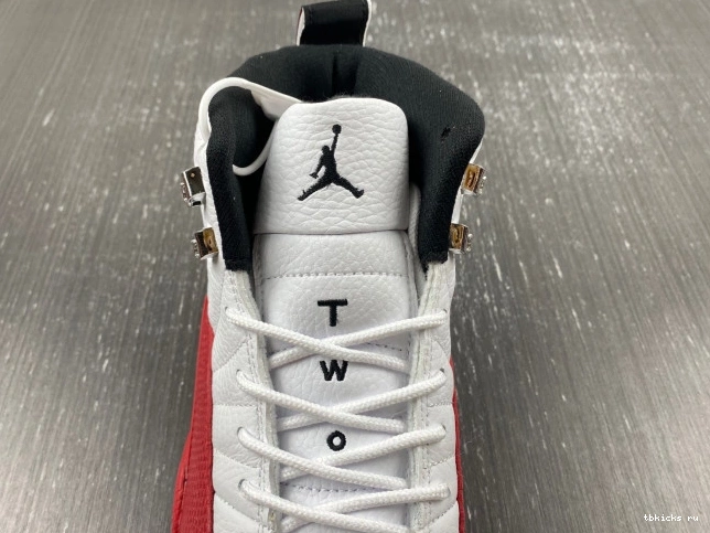 Rep TB Cherry Jordan 12 130690-110 Retro Air 0714